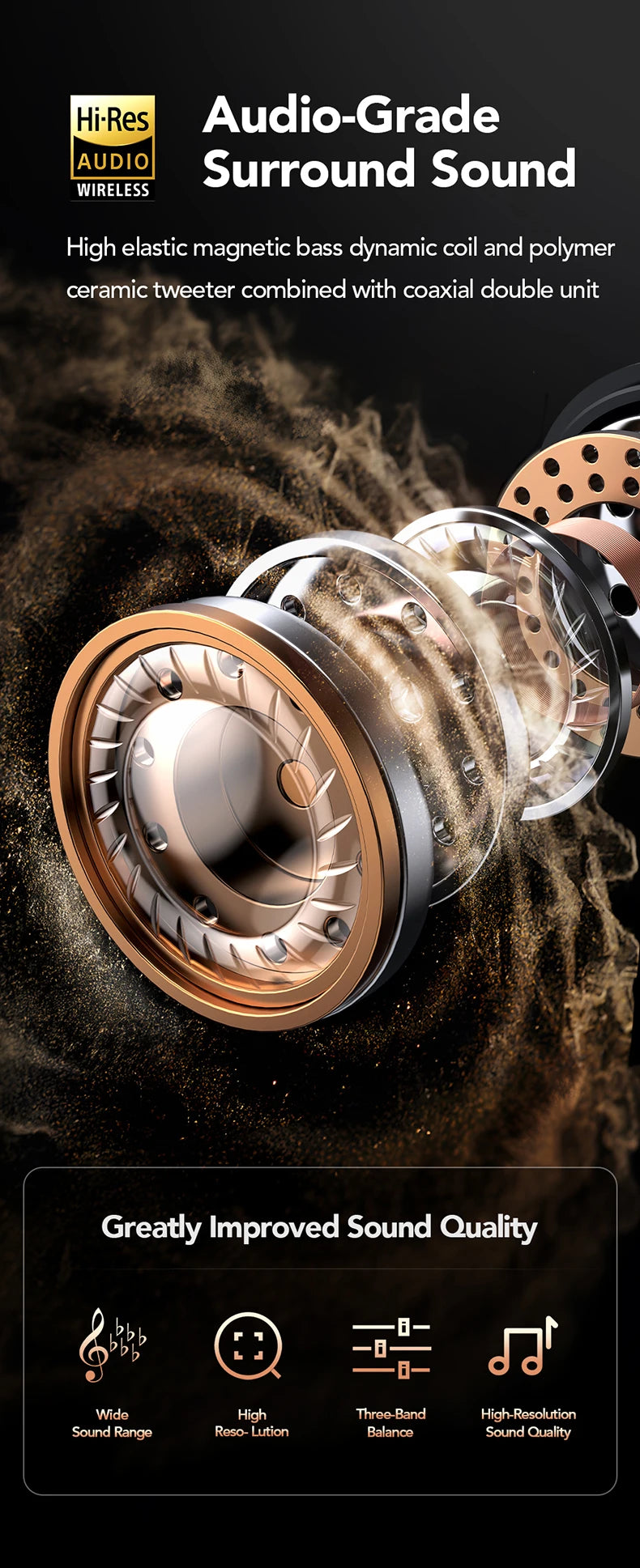 NE27 Bluetooth V5.4 Earphones OWS Sports Bluetooth Wireless Headphones AI Translator Earbuds LCD Touch Screen Open-Ear